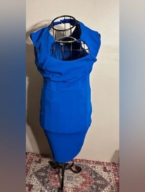 Bisou bisou size 10 womens   blue  formal dress dance medium